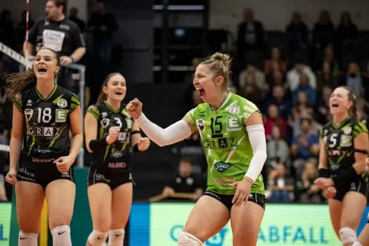 UVC Graz Damen am Mittwoch ins Europa Cup - Rückspiel / Herren auswärts erfolgreich