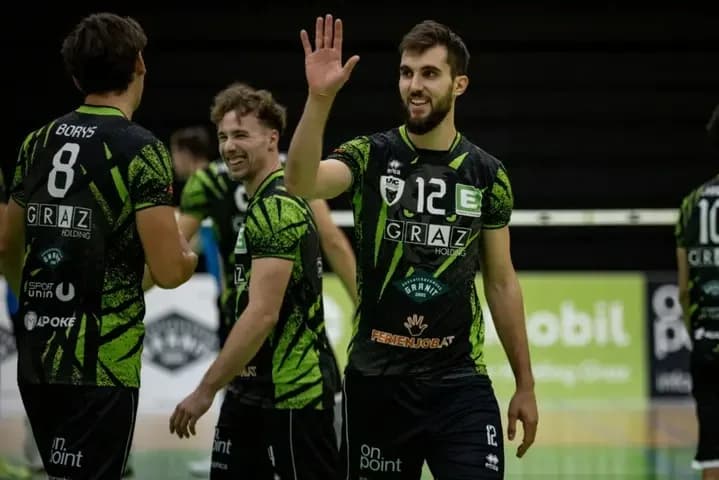 UVC Graz Herren mit 3 Punkten aus 2 Spielen / Damen souverän