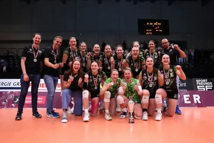 UVC Graz Damen sind Vize-Staatsmeisterinnen